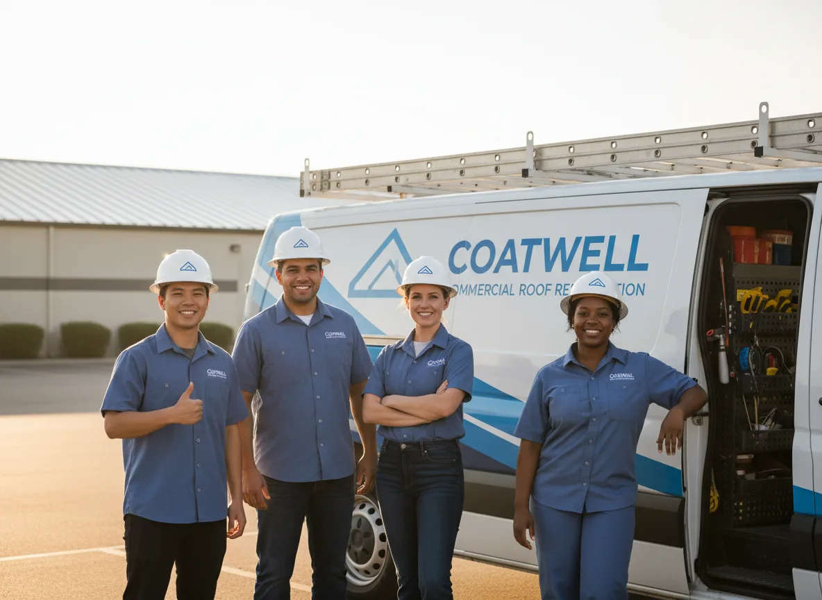 Commercial roof coating company in Gordon, WI